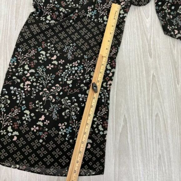 Ted Baker Marcila Hazel High Neck Wide Leg Floral Print Jumpsuit Black US 2 - Picture 13 of 13